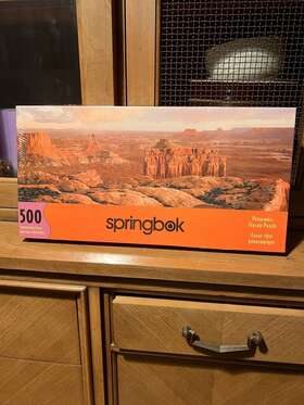 Springbok 015012586220 Panoramic Jigsaw Puzzle Canyonlands Utah Park 500 Pieces New Sealed