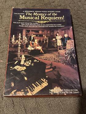 Springbok 041333140134 Vtg Musical Requiem Puzzle Game