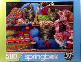 33-01594 Springbok 091683015948 Sew Cuts Greg Cuddiford Jigsaw Puzzle 500 Pc 18 Inch X 23.5 #33-01594
