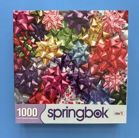 Springbok 091683107957 Puzzle Presents Bows 1000 Piece Complete Retired