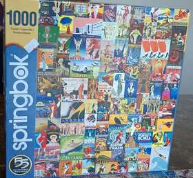33-10915 Springbok 091683109159 1000 Pc Puzzle 2019 Delightful Deco Complete