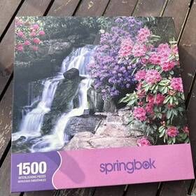 Springbok 091683154708 Puzzle 1500 Pieces Blooming Waters 2004 Complete
