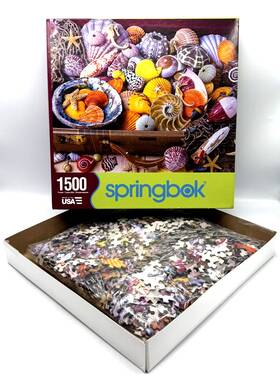 Springbok 091683155002 1 500 Pc Puzzle Inch Vacation Treasures Garry Gay 100% Complete