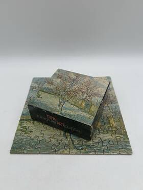 150pzl7052 Springbok Vtg Mini Puzzle Tree In Blossom Van Gogh 1970 Fine Art Jigsaw Complete