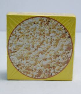 195pzl7165 Springbok 1980s Mini Puzzle Just Popping By... Inch Popcorn 7 Food Sealed Jigsaw
