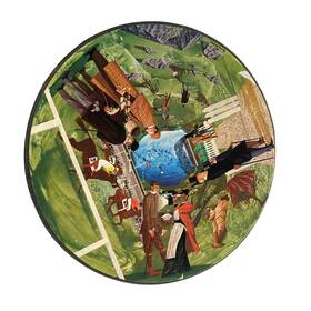 C932 Springbok Silver Blaze Sherlock Holmes 500 Pieces Circular Puzzle Missing 1 Pc