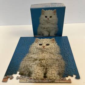 195pzl7168 Springbok Hallmark Mini Jigsaw Puzzle Inch Youftre Purr-fect Persian Kitten