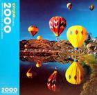 Springbok New 2000 Piece Jigsaw Puzzle Flying Colors Hot Air Balloons Shrinkwrapped Mint 015012019384