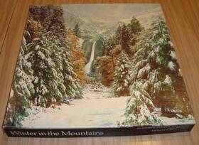 Springbok Pzl2078 Winter In The Mountains 500 Piece Jigsaw Puzzle 20x20 Inch Complete