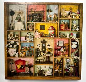 Pzl2081 Springbok Vintage 1979 Jigsaw Puzzle Inch Tiny Treasures Dollhouse Miniatures