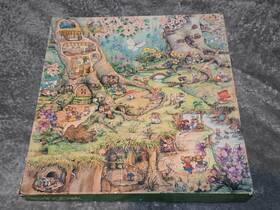 Pzl2121 Springbok Vtg Jigsaw Puzzle Merry Mousetown 500 Pc