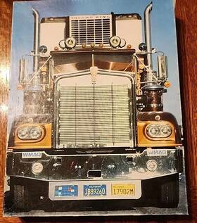 Pzl4092 Springbok Vintage 18 Wheeler Jigsaw Puzzle 500 Pc Semi Truck Complete