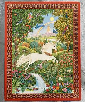 Pzl4143 Springbok Vintage Jigsaw Puzzle Song Of The Unicorn 500 Pieces 18 X 23.5