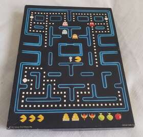 Pzl4151 Springbok Vtg 80s Hallmark 500pc Puzzle Pac-mania 23x18 Pac Man 521 Pc Complete