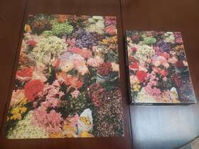 Pzl4158 Springbok Vtg 80s Hallmark 500pc Puzzle Please Pick The Flowers Near Complete