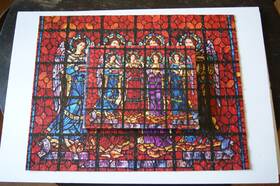 Pzl4187 Springbok Vintage Stained Heavenly Glass Hallmark Jigsaw Puzzle 500 Pcs Complete