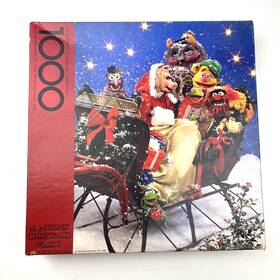 Pzl5924 Springbok Vintage 1980 A Muppet Christmas Party 1000 Pc Jigsaw Puzzle Missing 1