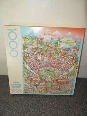 Pzl5956 Springbok Global Games Bob Martin 1984 Jigsaw Puzzle Complete