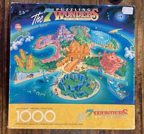 Springbok Pzl6119 Vintage - The 7 Puzzling Wonders Of World Hard To Find Puzzle