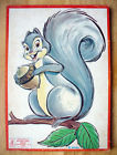 4507-1 Squirrel 1956 Puzzle Frame Milton Extremely Vintage Bradley Rare Tray