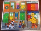 376-2 Street Playskool Tray Muppets Grover Ernie 80s Puzzle Wooden Sesame