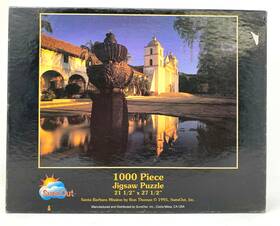Sunsout 796780105010 Santa Barbara Mission Jigsaw Puzzle 1000 Piece 27x21 Inches Sealed