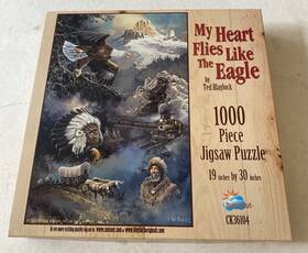 Sunsout 796780361041 Complete My Heart Flies Like The Eagle By Ted Blaylock 1000 Piece Jigsaw Puzzle