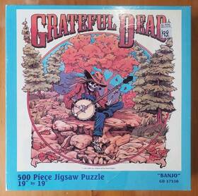 Sunsout 796780375307 Vtg Grateful Dead 1997 Banjo 500 Piece Jigsaw Puzzle 19 Inch X19 Read Description