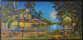Sunsout 796780513105 Dixie Hollow General Store 1000 Pc Jigsaw Puzzle 16 X 34 Inch Geno Peoples
