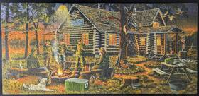 Sunsout 796780513525 Campfire Memories 1000 Pc Jigsaw Puzzle 16 X 34 Inch Geno Peoples Hunting