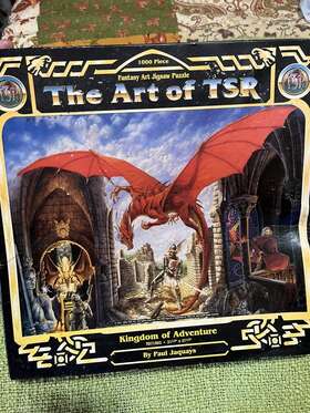 Sunsout 796780715028 The Art Of Tsr - Kingdom Adventure 1000 Piece Puzzle Dungeons And Dragons
