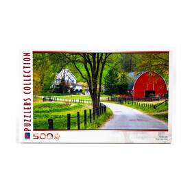 Sure-lox 639277240729 Sure-lox Jigsaw Puzzle Red Barn Ohio 500 Pieces Ex/nm