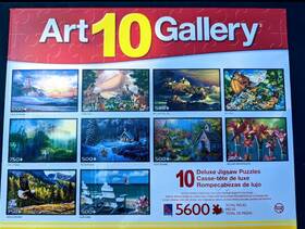 5600 Sure-lox 686141004482 New Art 10 Gallery Deluxe Jigsaw Puzzles Landscape Noah Ark