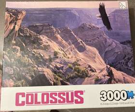 Sure-lox 686141014245 Colossus Puzzle Bald Eagle Canyon Factory Sealed 3000 Piece Jigsaw