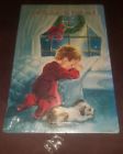 T1749 Warner Press Sealed New Boy Praying Christmas Tray 730817211084