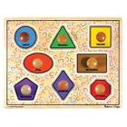 Ta0roql0d3w7-us Melissa Doug Large Shapes Jumbo Knob Wooden Puzzle
