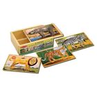 Ta4r1km80jq7-us Melissa Doug Wild Animals Wooden Jigsaw Puzzles In Storage Box