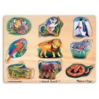 Ta57g296z087-us Melissa Doug Zoo Sound Puzzle Wooden Peg With 000772002691