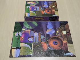 Talicor 023151071200 Veggie Tales Vintage Puzzle Larry Boy And Fib From Outer Space Complete