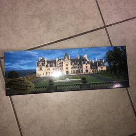 The Biltmore Company 013385029030 Over 500 Piece Puzzle 12 Inch X 36 Used All Pieces And Poster