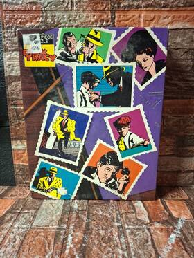The Walt Disney Company 033500040917 Vtg Golden Dick Tracy Puzzle Over 200 Pieces 14 Inch X 18 Complete