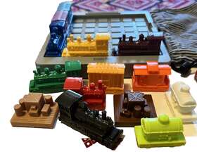 Thinkfun 019275040000 1998 Railroad Rush Hour Train Escape Puzzle Game Vintage Single Player