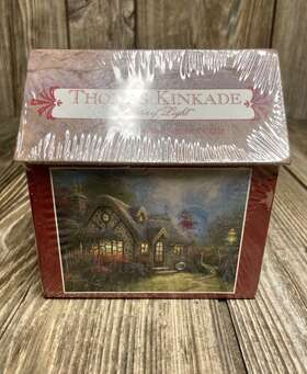 Thomas Kinkade 021081015158 Vintage 98 Inch Painter Of Light 100 Piece Miniature Jigsaw Puzzle