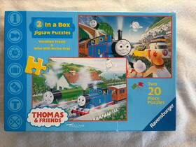 Thomas The Train 005556090457 Vintage And Friends Two Puzzles Each 20 Piece Puzzle Limited