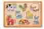 To-50017-2 Superb Choice 8 Pcs Farm Animals Puzzle With Wooden Knobs 887168988117