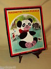 T6580a Tot Toy Teach Puzzle Magnetic Inlaid Playskool Frame Tray Panda Plastic