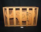 Toy People Berkeley Ca Lmas Vintage Wood Rhino Jigsaw Puzzle