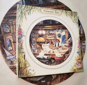 Treasure Collection 032364155065 1988 Foxwood Tales Cynthia Brian Paterson 500 Pc Round Jigsaw Puzzle Otter