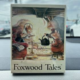 Treasure Collection 032364156093 1988 Foxwood Tales Cynthia And Brian Paterson Sealed 42 Piece Square Jigsaw Puzzle
