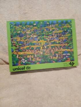 89710 Unicef Puzzle Life Of Balinese Society Ketut Soki 1000 Piece #89710 Complete